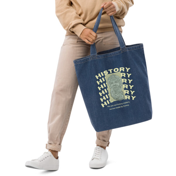 Organic denim tote bag - Image 2