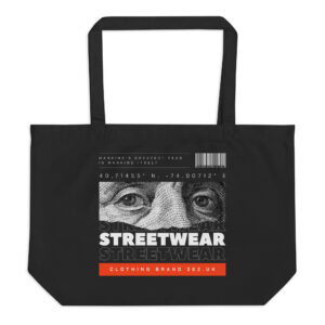 Streetwear Large organic tote bag