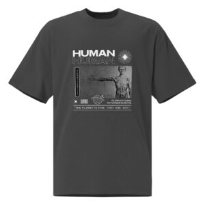 Human Style Oversized faded t-shirt
