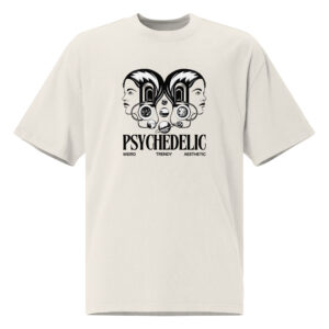 Psychedelic Oversized faded t-shirt