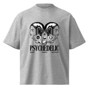 Psychedelic Unisex Organic Oversized T-Shirt