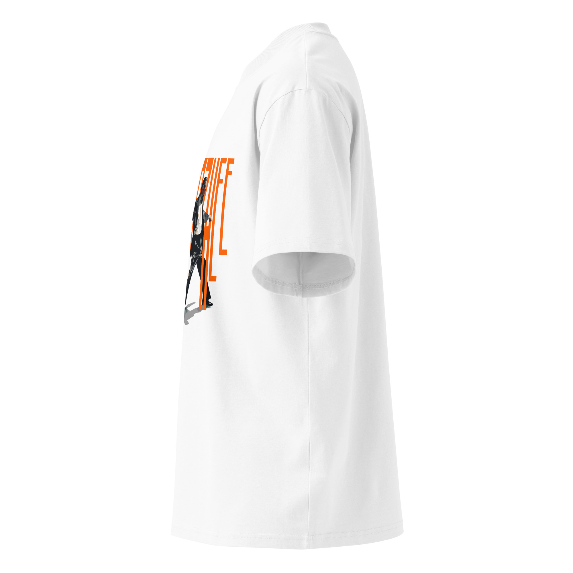 Yetozhee Dancer Unisex organic oversized high neck t-shirt - Image 8