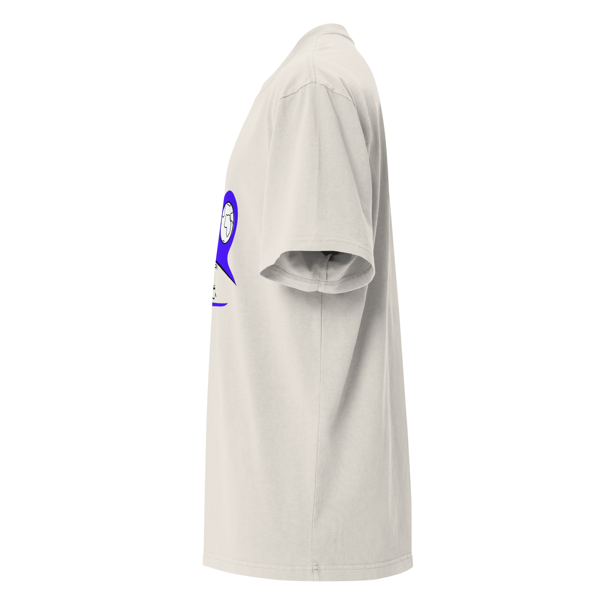 Man on the Moon Oversized faded t-shirt - Image 11