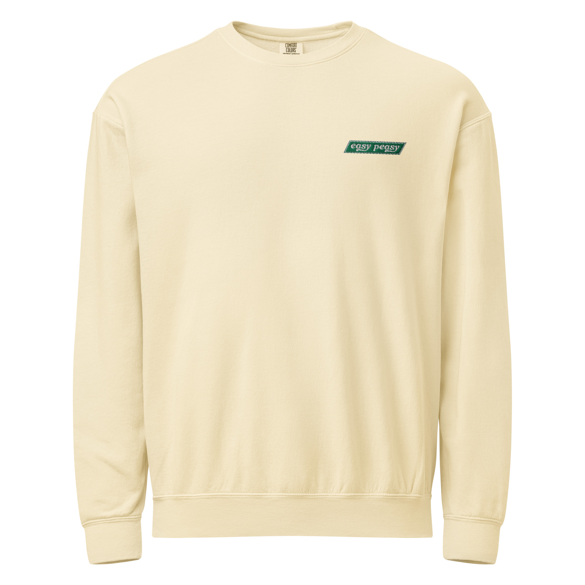 Easy Peasy Unisex garment-dyed fleece crewneck sweatshirt - Image 29