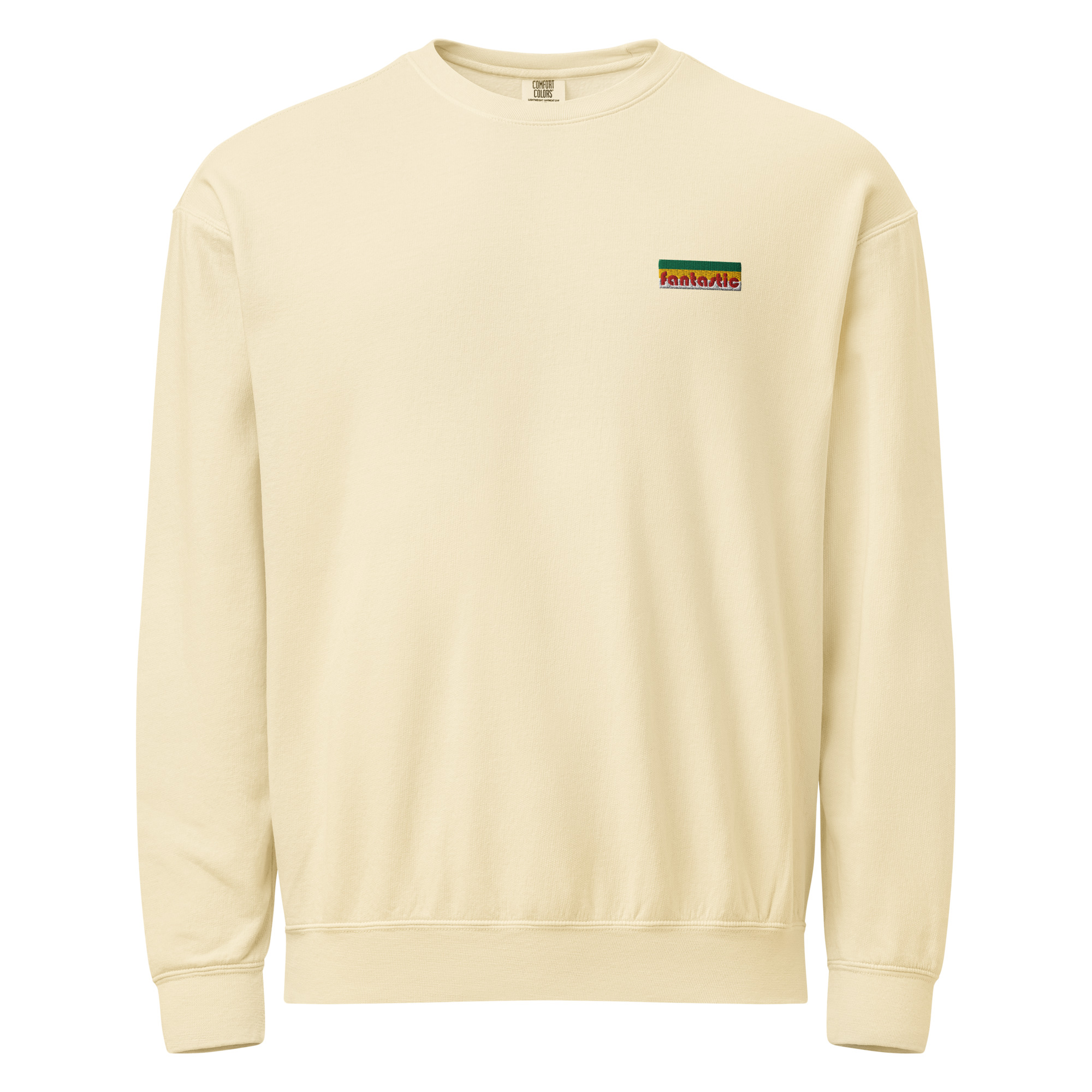 Fantastic Unisex garment-dyed fleece crewneck sweatshirt