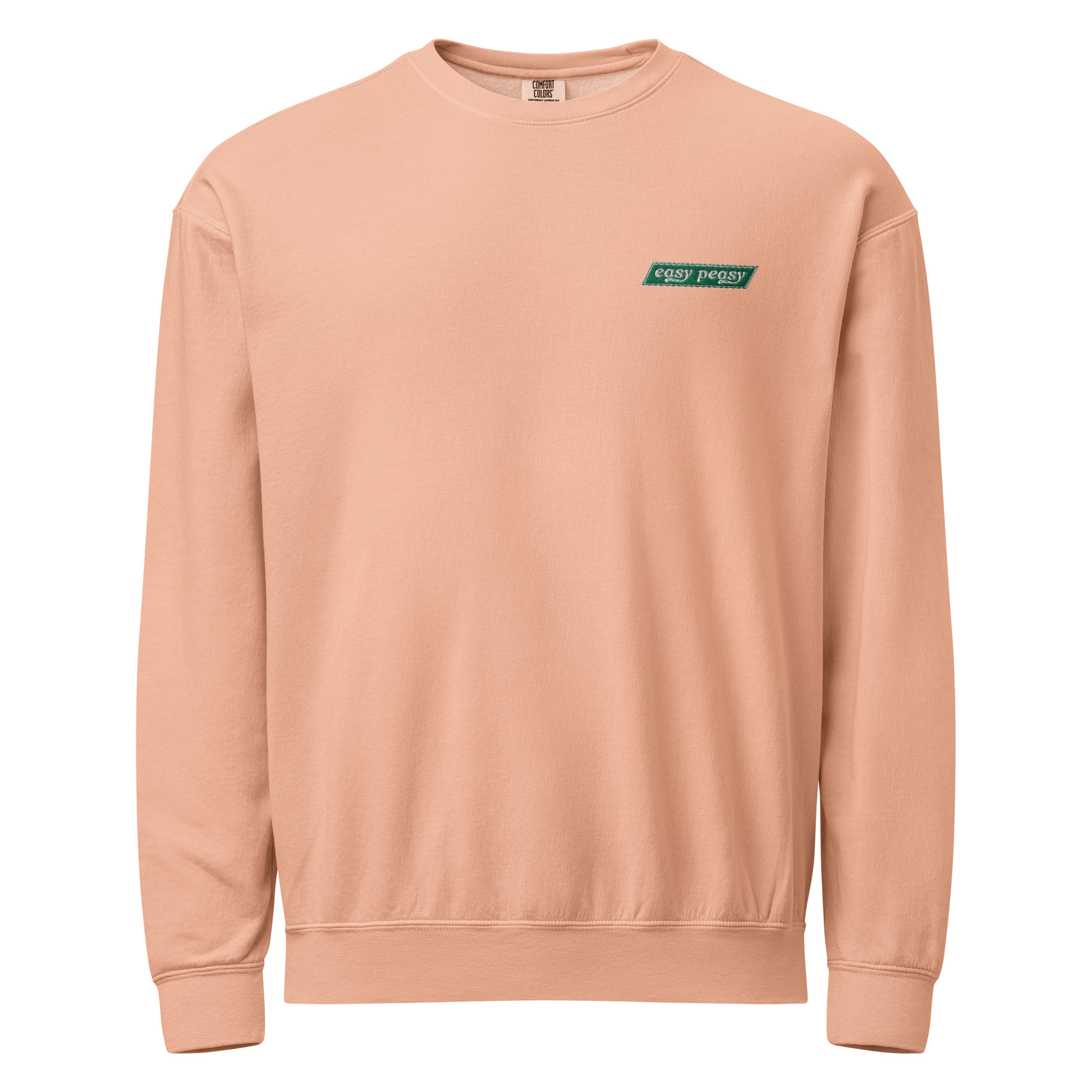 Easy Peasy Unisex garment-dyed fleece crewneck sweatshirt - Image 22